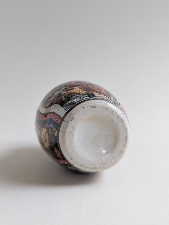 ヴィンテージ薩摩焼花瓶、小さな東洋の芸者型花瓶 - Etsy 日本