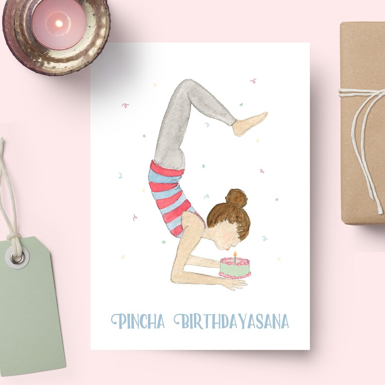 Choose Any 8 Greeting Cards Yoga Greeting Cards Watercolor Greeting Cards Yoga Cards 8-Pack Create Your Own