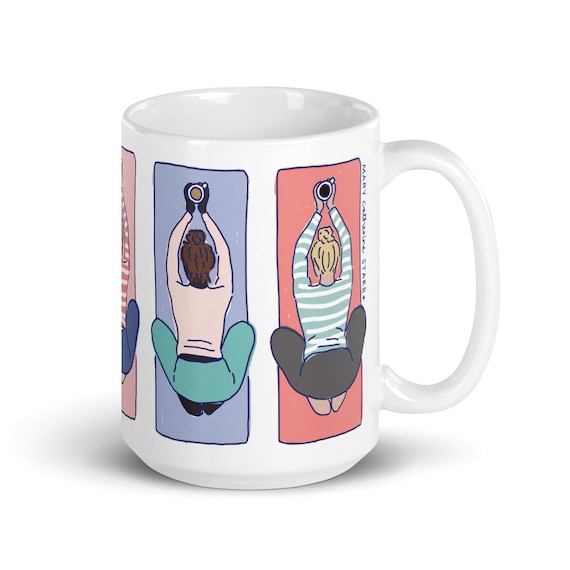 Coffee Child's Pose Mug 15oz // Yoga Mug // Yoga and Coffee // Yoga Gift //  Child's Pose Gift -  Canada