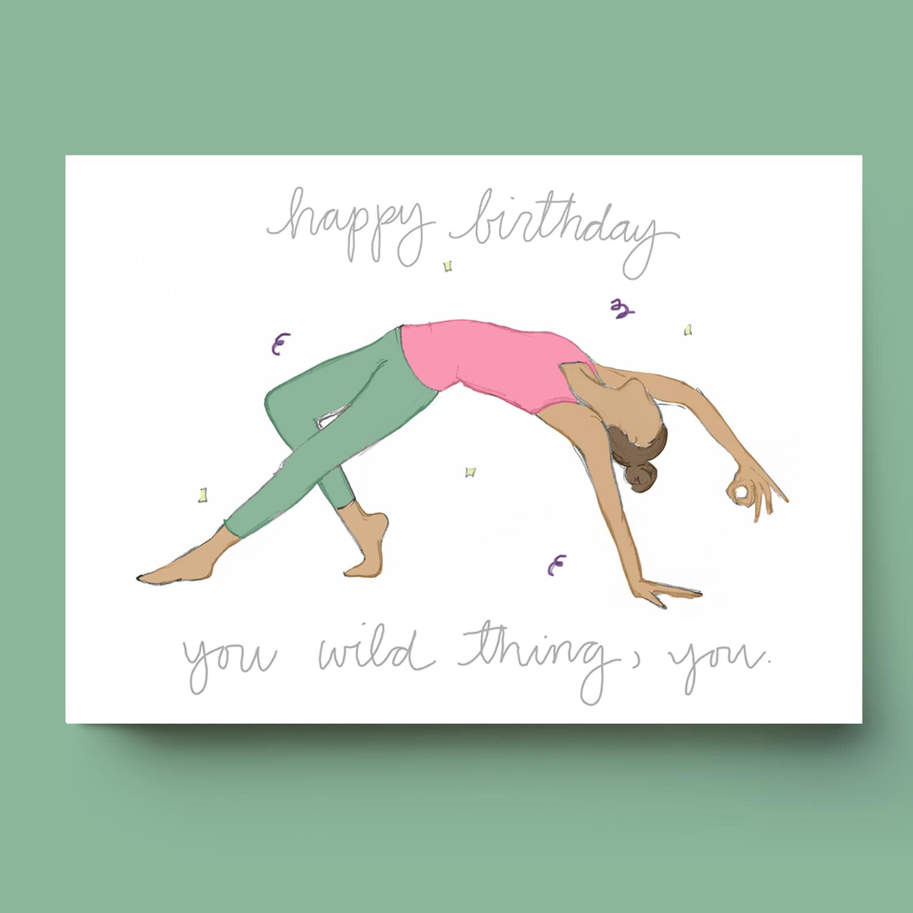 Buy Yoga Birthday Card, for Yoga Friend, Yoga Birthday Card Online in India  - Etsy