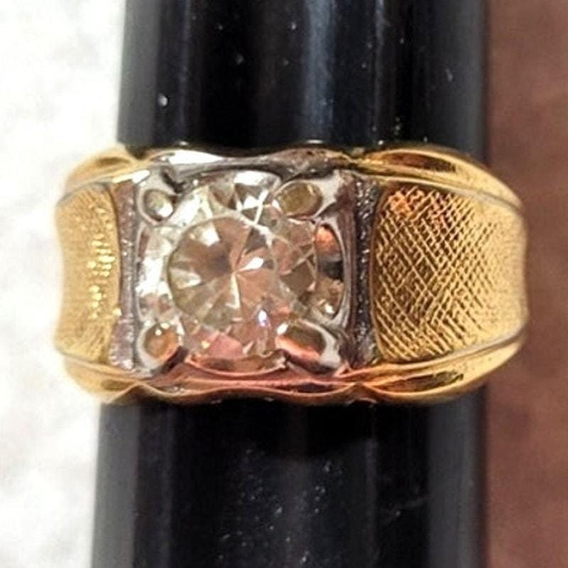 14k Gold Ring 14kt Hge Lind Diamond Ring Vintage Lind 14K HGE Ring