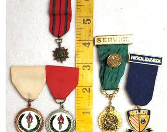 VTG-medaille lint Lot Royal Canadian Legion Service Belen Jesuit PE Victory Torch