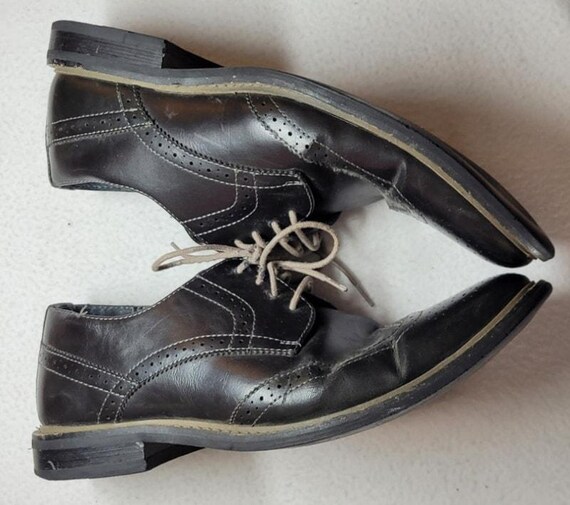 Perry Ellis Portfolio Drapper Black Wingtip Oxford Shoes Men  display picture 1