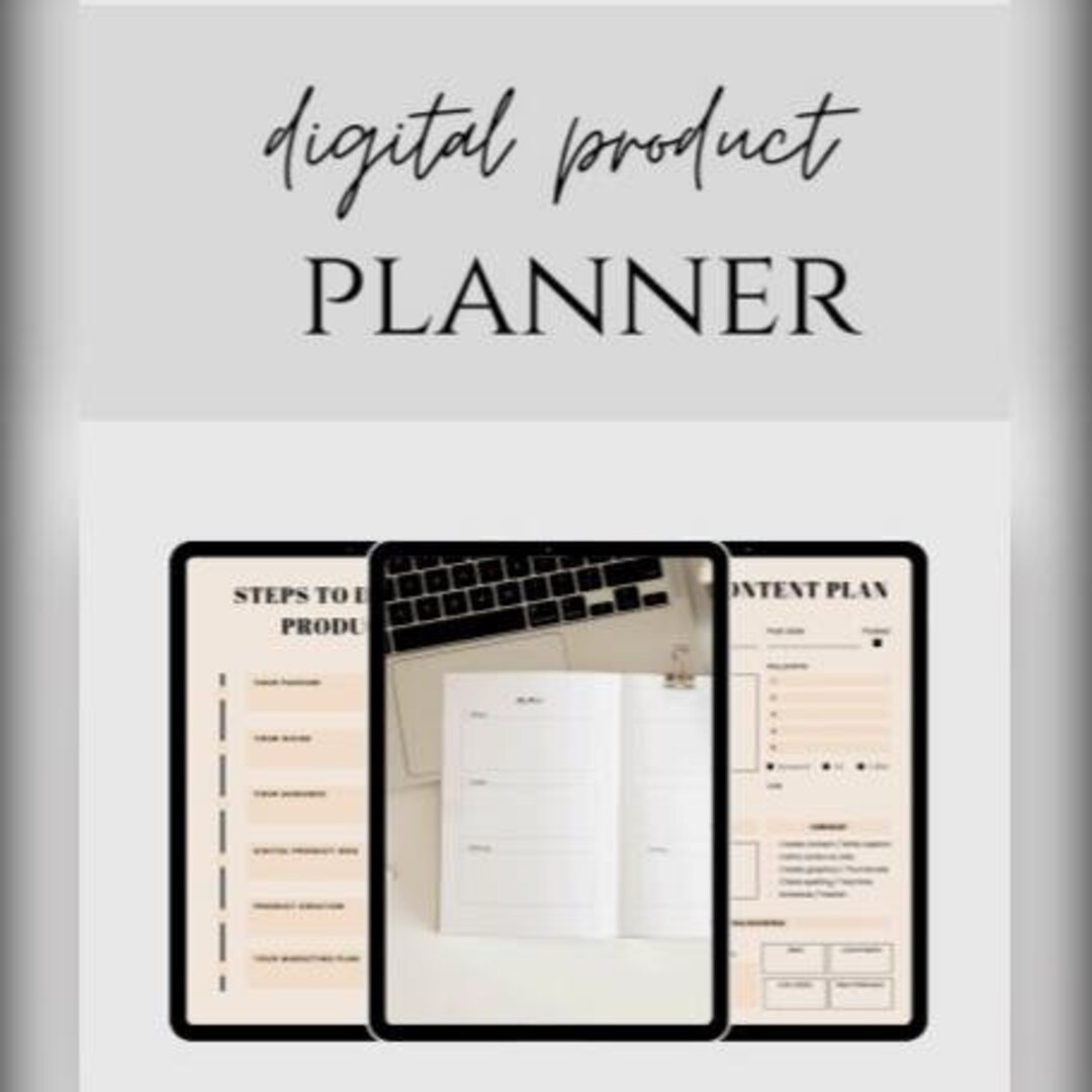Digital Product Planner - Etsy