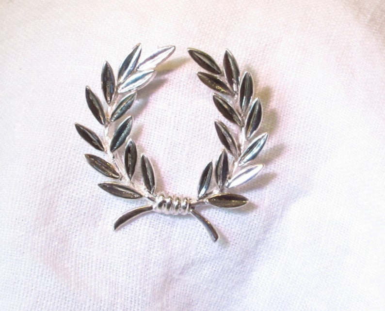 Laurel Pin Sterling Silver Suitable for Many Accolades - Etsy