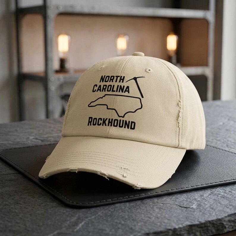 North Carolina Rockhound Hat, Rockhounding Hat, North Carolina Hat, Geologist Hat, Rock Collector Hat image 8