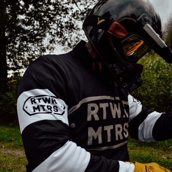 RTWR MTRS "1969" Retro Motorcycle Riding Jersey - Etsy