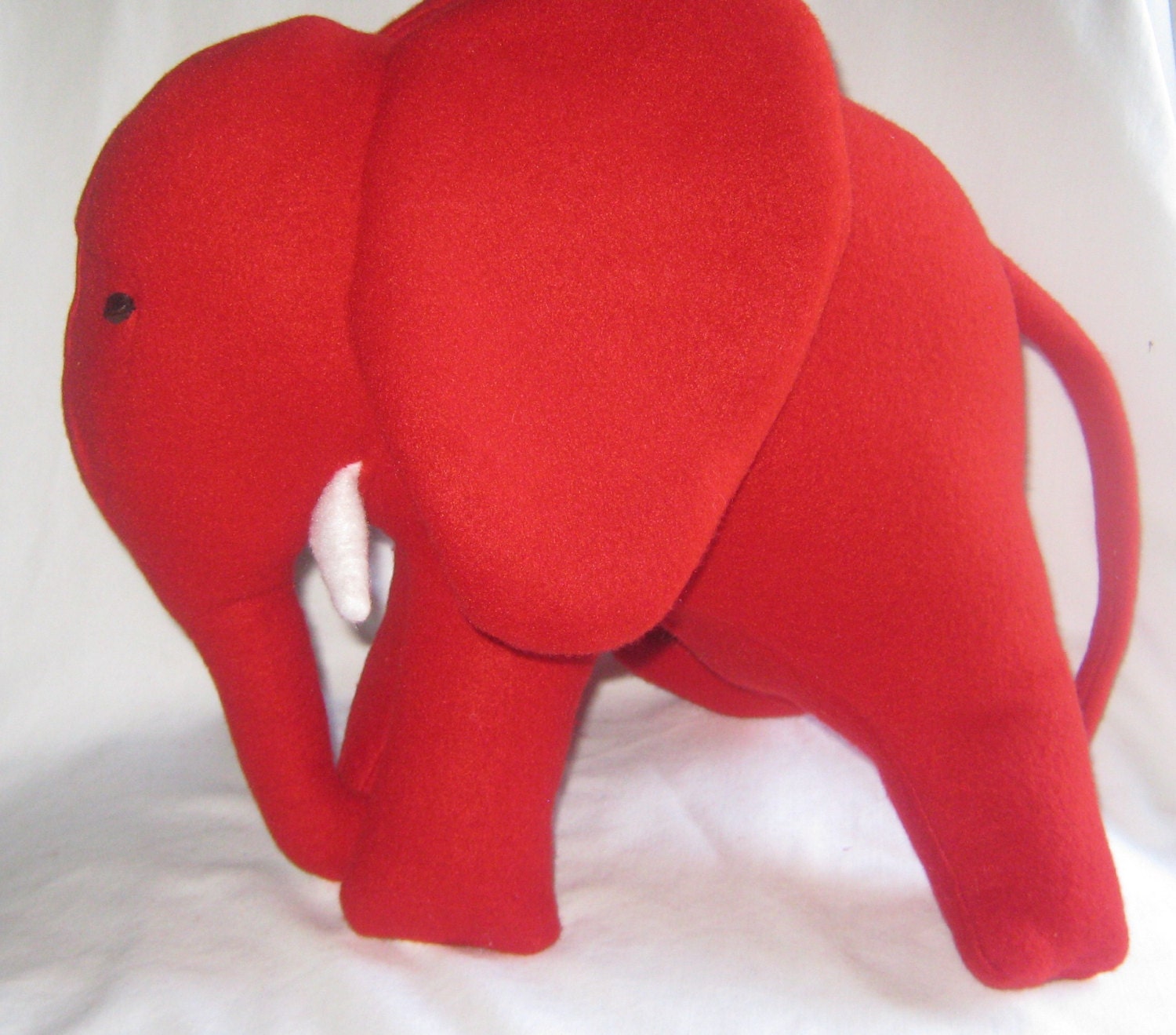 USA Seller Super Soft Cuddling Stuffed Yellow Floppy Elephant Toy 24" 