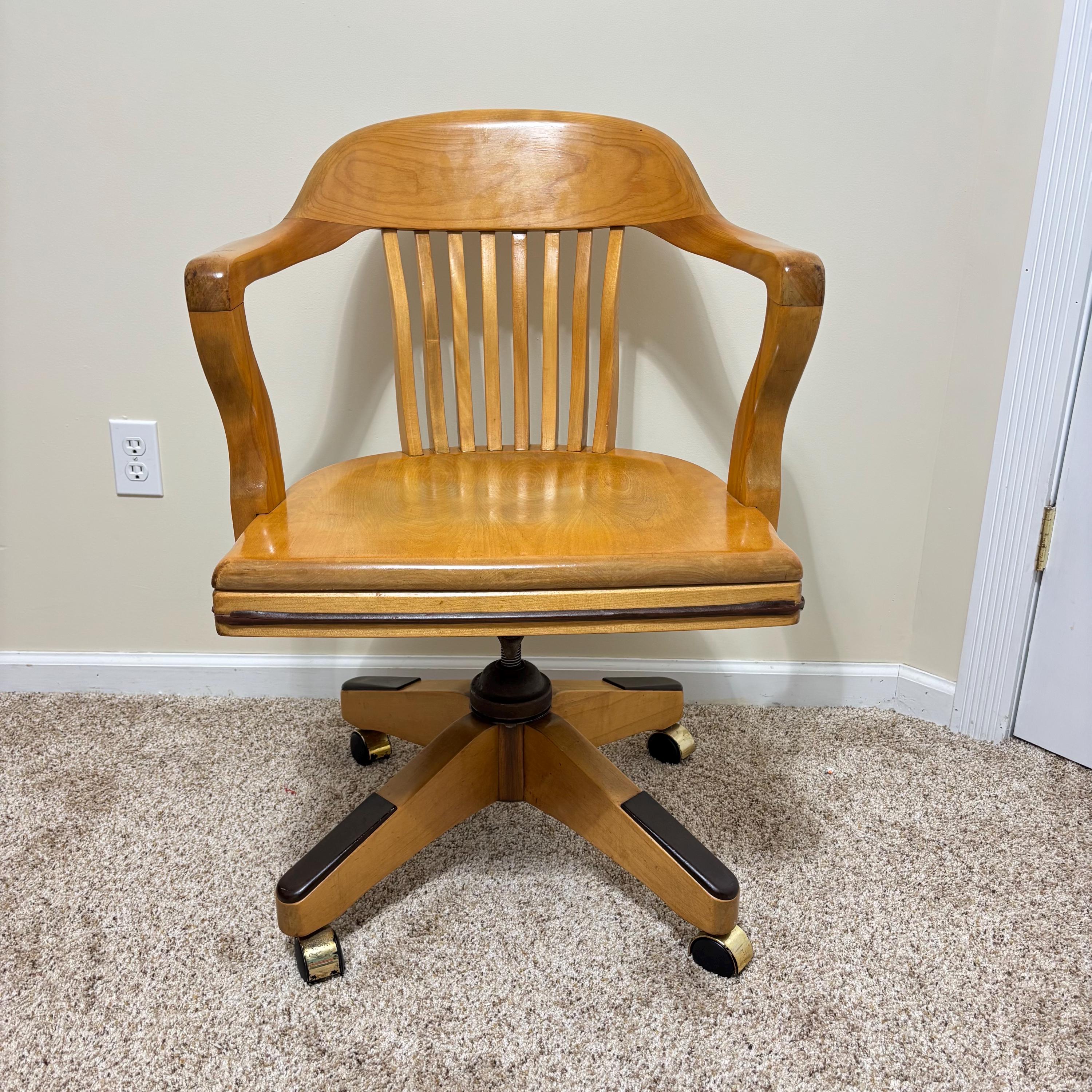 1930-40's B. L. Marble Chair 社製 ヴィンテージ RARE! Vintage B.L. Marble Chair Company Banker's Lawyers
