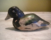 Hand Carved Wooden Duck Decoy