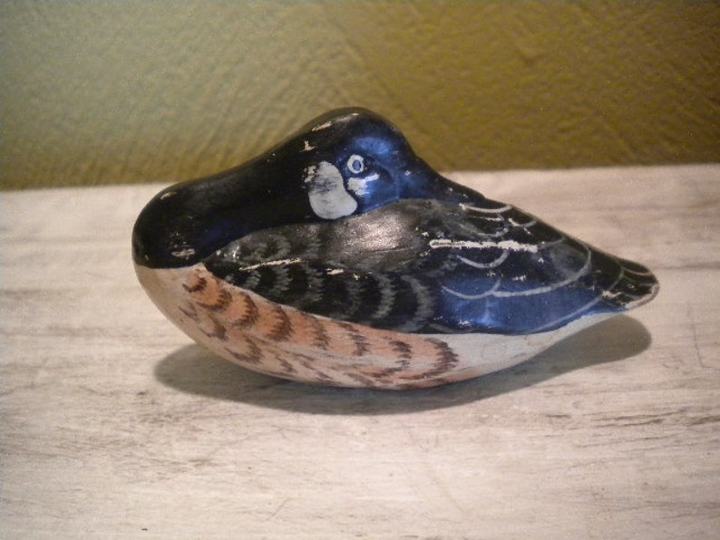 Hand Carved Wooden Canadian Goose Decoy - Etsy