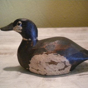 Hand Carved Wooden Duck Decoy