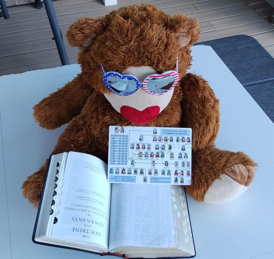 Genealogy of the 12 Tribes Chart or Bookmark Etsy