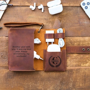 Personalized Tech Organizer: Graduation Gift for Him College, Dad, Class of 2026