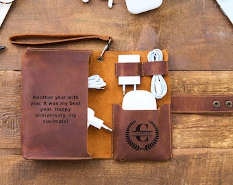 Personalized Tech Organizer: Graduation Gift for Him College, Dad, Class of 2026