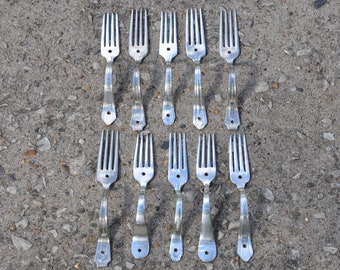 10 Dinner Fork Door Pulls