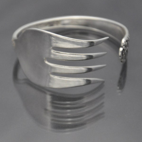 Bracelet manchette fourchette en argent Bijoux argenterie