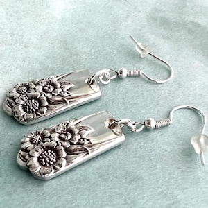 Spoon Earrings April 1950 by Wm Rogers & Son