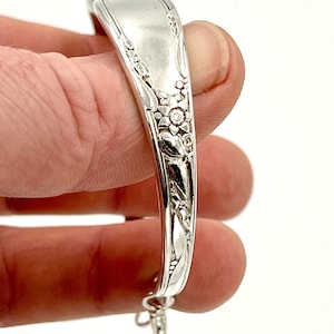 Spoon Bracelet Floral Vintage Pattern Silverware Jewelry