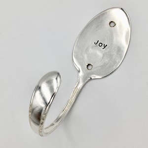 Personalized Spoon Hook Vintage Flatware for Rack
