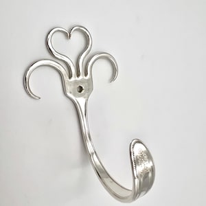 I Love Forking Silver Fork Hook Vintage Reclaimed Silverware