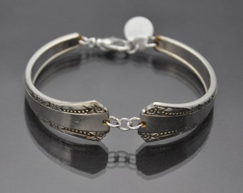 Bracelet made from Vintage Silverware with Pattern by Oneida Ltd. Vintage Flatware Jewelry