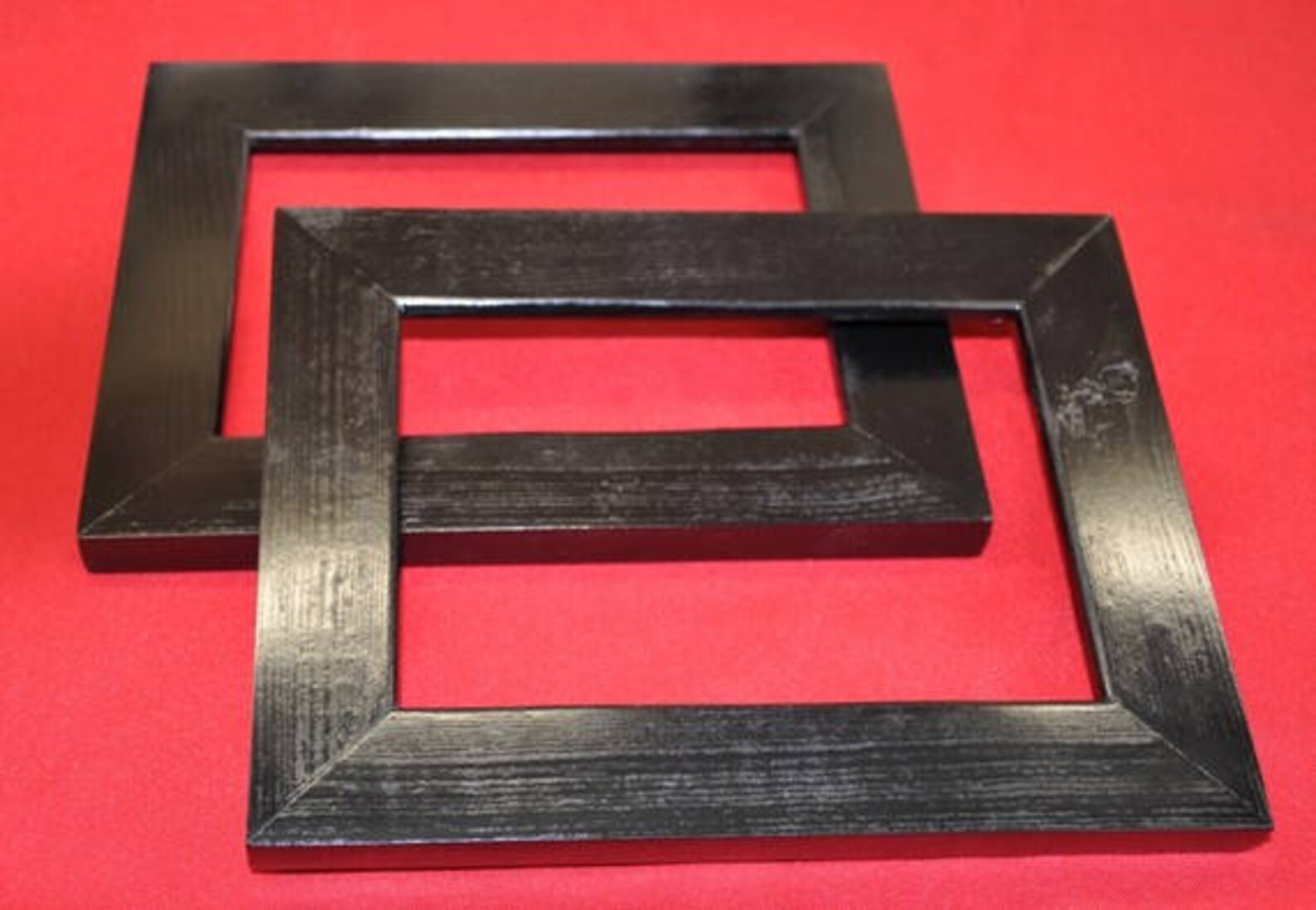 Three 8x10 Picture Frames With Glass Backing and Mounting Etsy