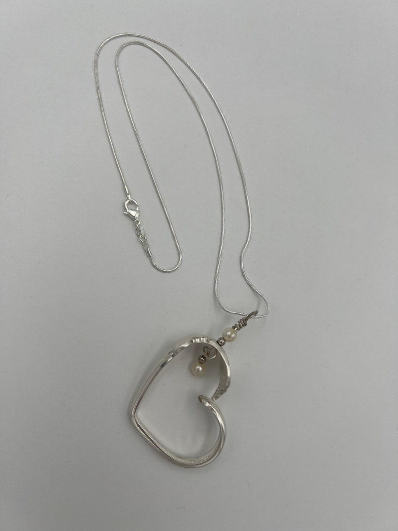 Heart Silverware Necklace image 3