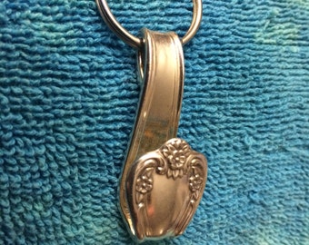 Silverware Keys Hook for Belt or Purse Vintage Reclaimed Silverware keychain