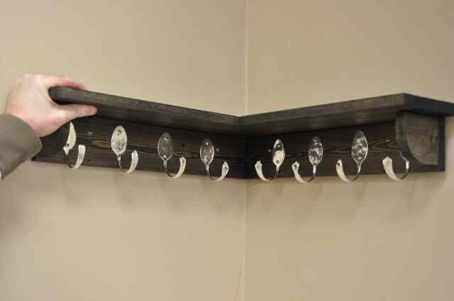Corner wall mounted coat hooks hotsell
