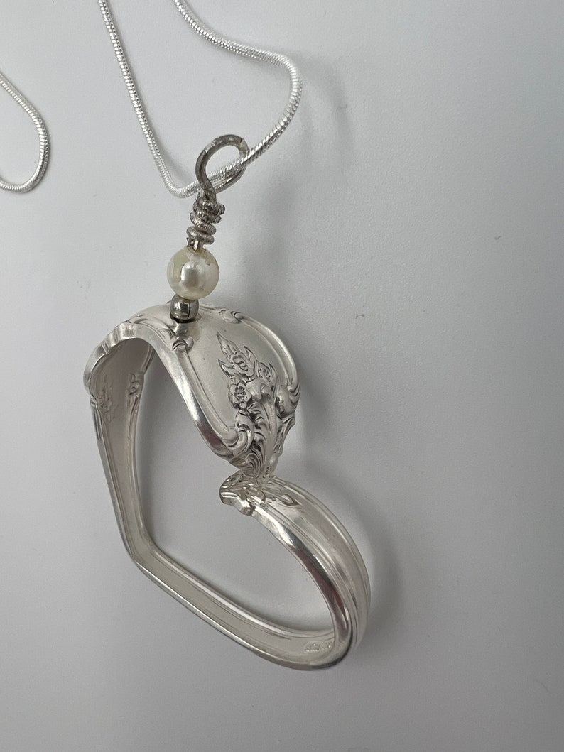 Heart Silverware Necklace image 2