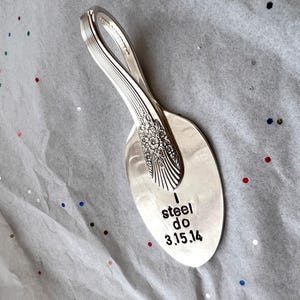 Silver Spoon Ornament PERSONALIZED