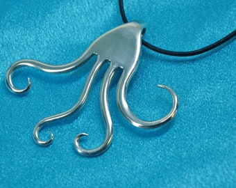 Funky Fork Necklace Style 002 Vintage Reclaimed Silverware Jewelry