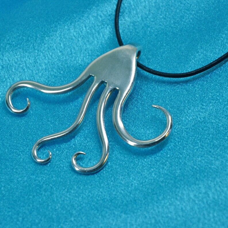 Funky Fork Necklace Style 002 Vintage Reclaimed Silverware Jewelry image 1