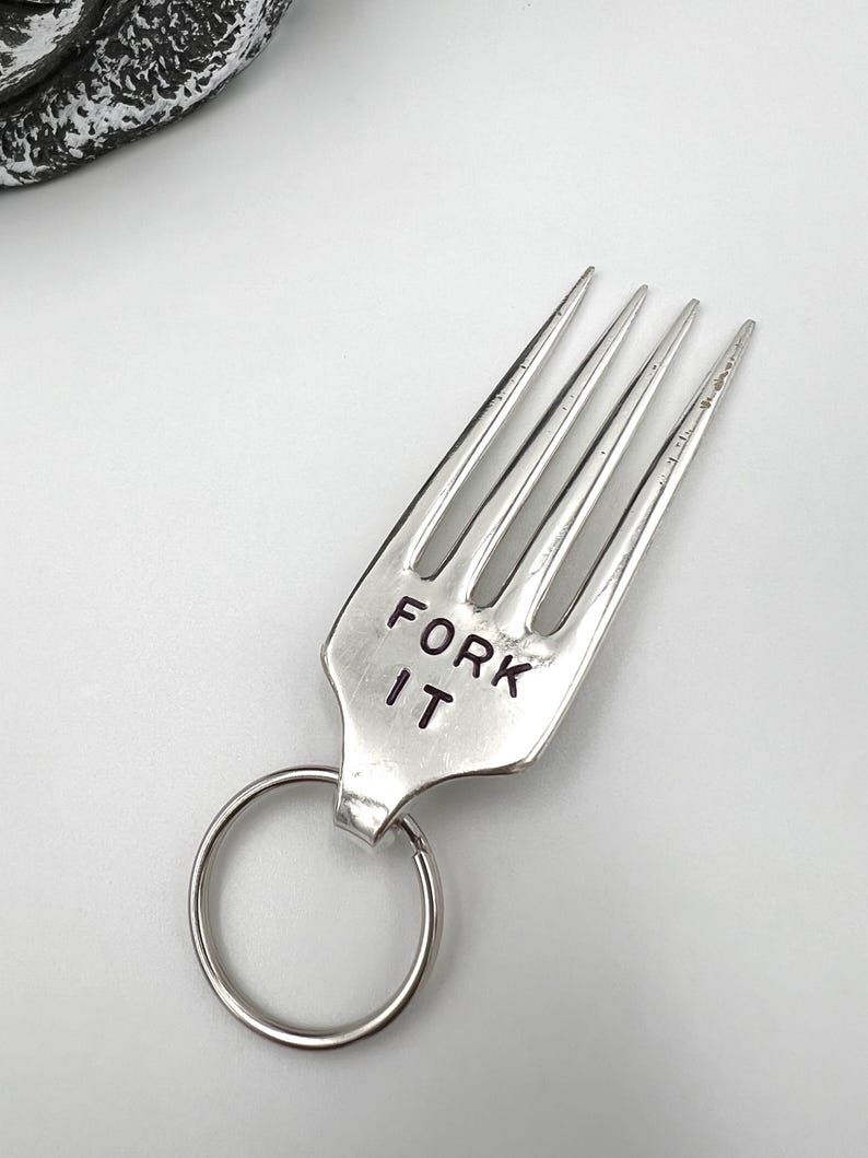 FORK IT Keychain Keyfob image 2