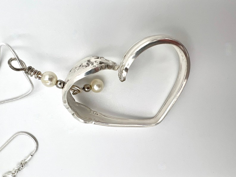 Heart Silverware Necklace image 1