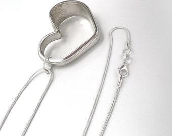 Heart Silverware Necklace
