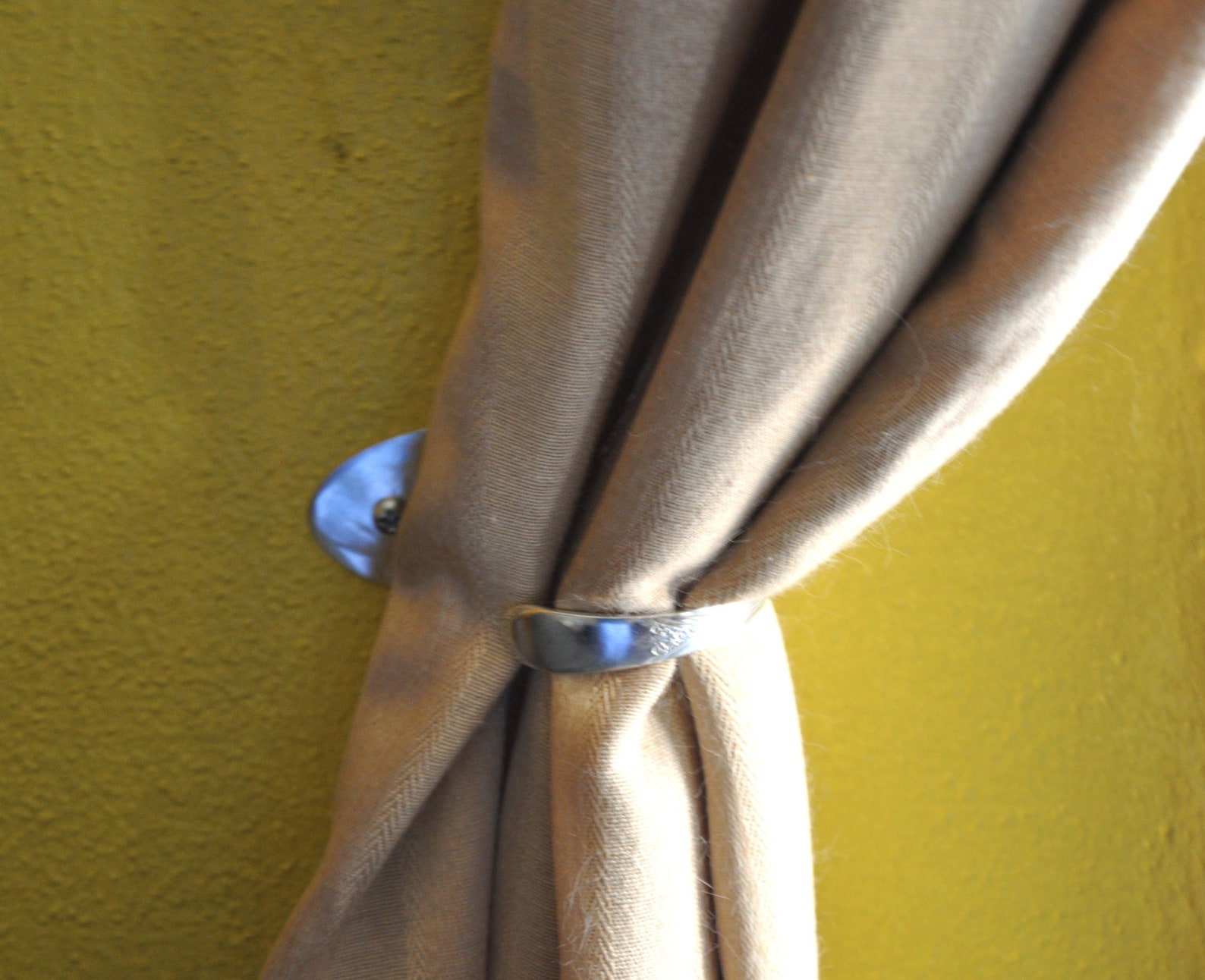 Silver Spoon Curtain Tie Back Hooks Set of 2 4 6 8 10 12 Etsy