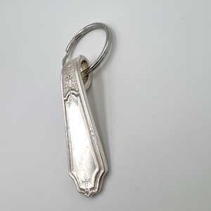 Silver Spoon Keychain Key Fob Vintage Reclaimed Silverware