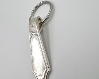 Silver Spoon Keychain Key Fob Vintage Reclaimed Silverware