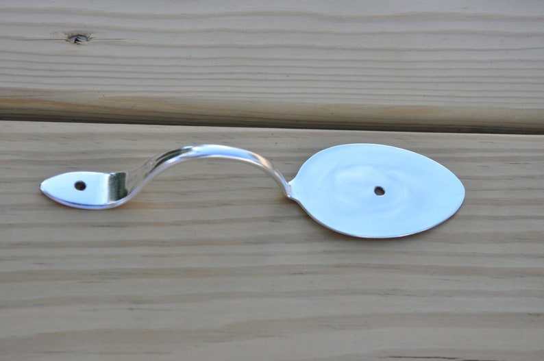 Silverware Door Pull Set made from a Table Spoon and a Dinner Fork