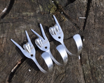 Rock On x Peace x Love Special Collector set 3 Silverware Coat Hooks