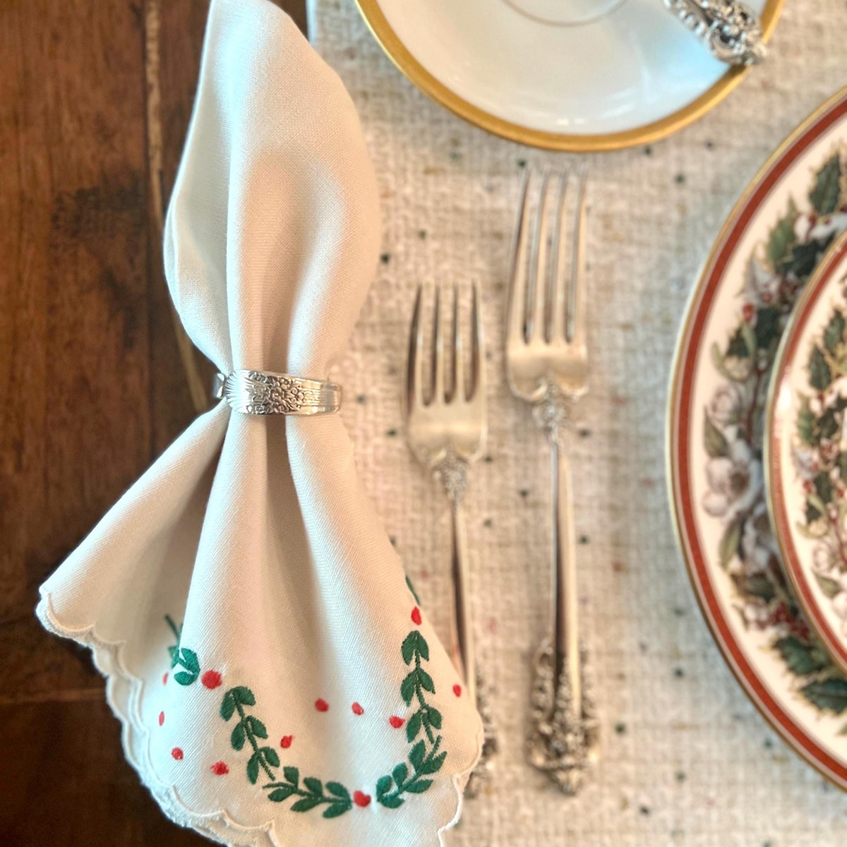 Napkin Rings Random Mismatched Patterns Vintage Reclaimed Silverware - Etsy