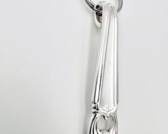 シルバースプーンキーホルダーキーホルダーヴィンテージ再生シルバー