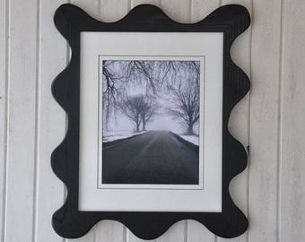 8.3" x 11.7" A4 210mm 297mm Funky Picture Frame with Acrylic Glass Backing and Mounting Hardware in any color