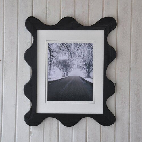 11x14 Funky Picture Frame With Acrylic Glass Backing and Etsy