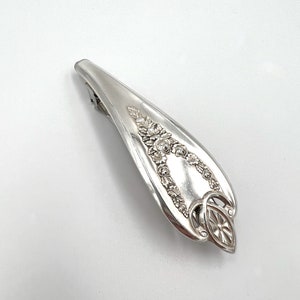 Spoon Barrette Old Colony 1911 by 1847 Rogers Bros Vintage Reclaimed Silverware Jewelry
