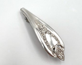 Spoon Barrette Old Colony 1911 by 1847 Rogers Bros Vintage Reclaimed Silverware Jewelry
