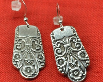 Precious Silver Spoon Earrings