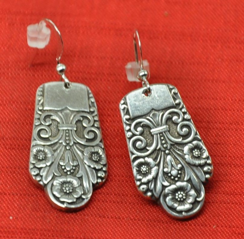 Precious Silver Spoon Earrings image 1